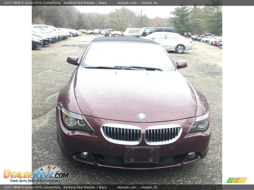 2007 BMW 6 Series 650i Convertible Barbera Red Metallic / Black Photo #8