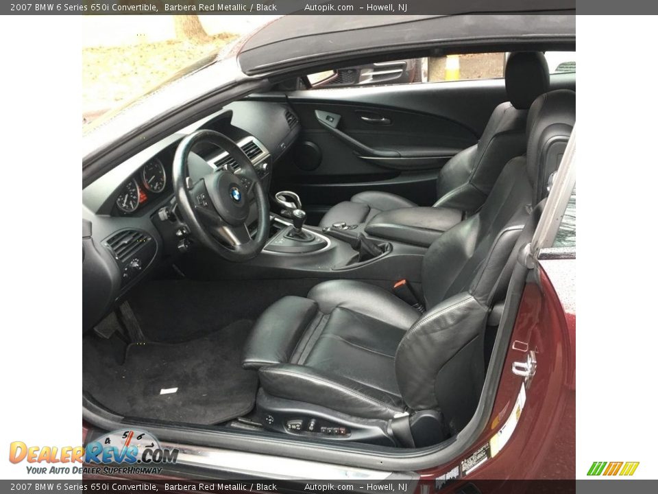 2007 BMW 6 Series 650i Convertible Barbera Red Metallic / Black Photo #9
