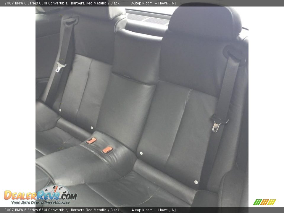 2007 BMW 6 Series 650i Convertible Barbera Red Metallic / Black Photo #10