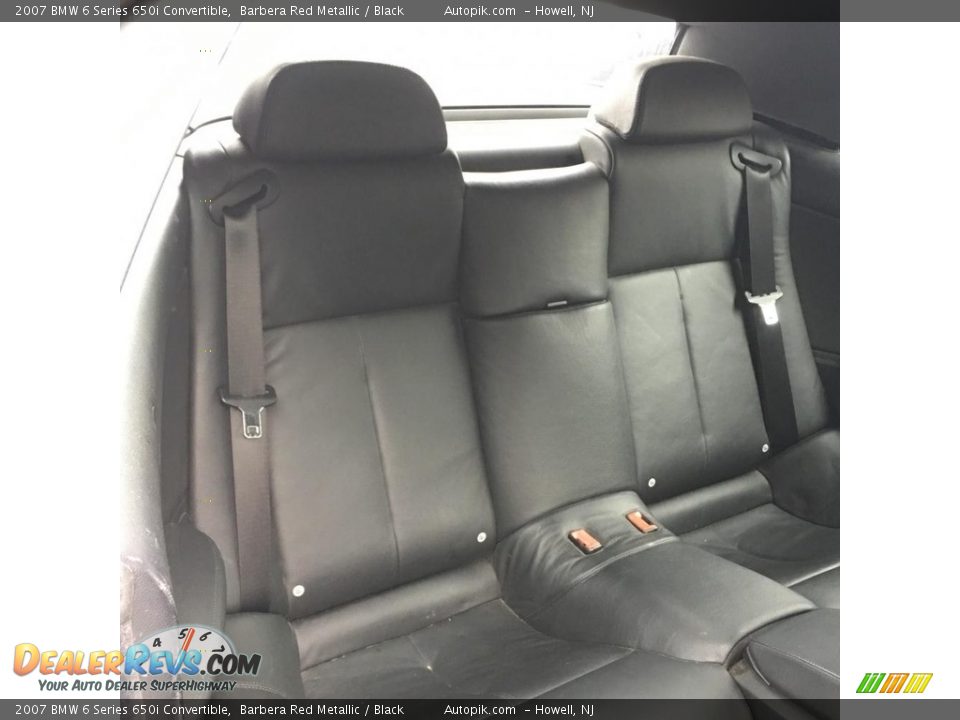 2007 BMW 6 Series 650i Convertible Barbera Red Metallic / Black Photo #11