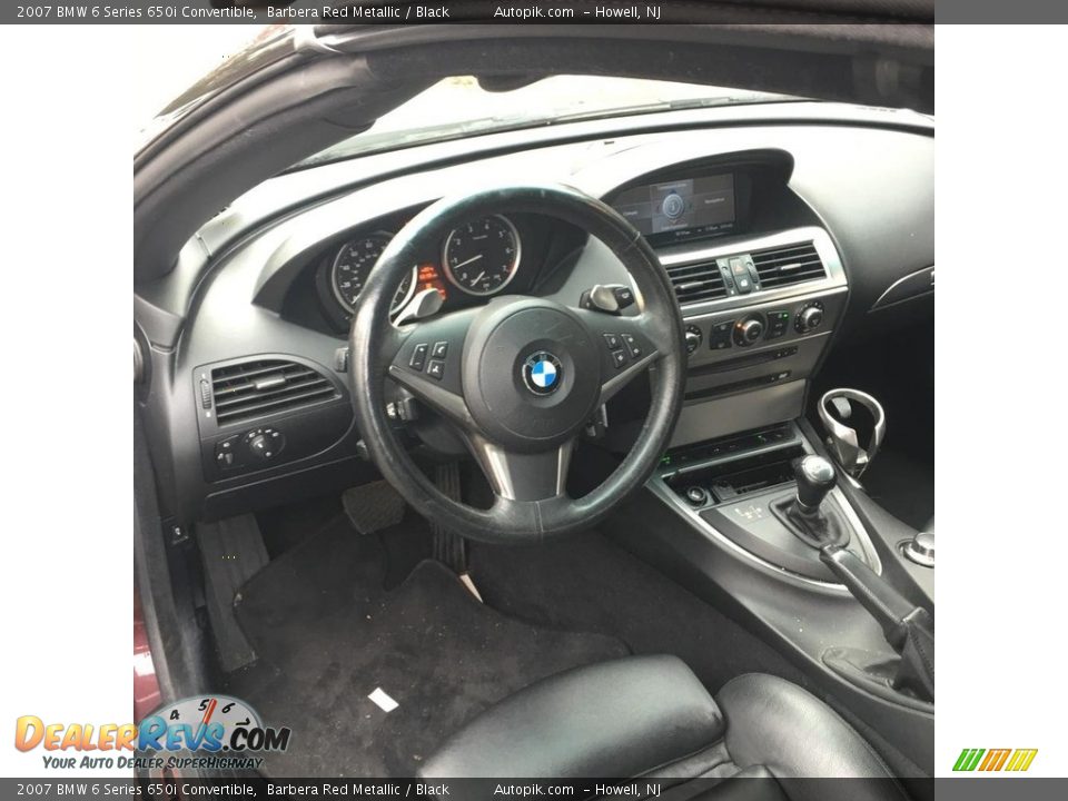 2007 BMW 6 Series 650i Convertible Barbera Red Metallic / Black Photo #13