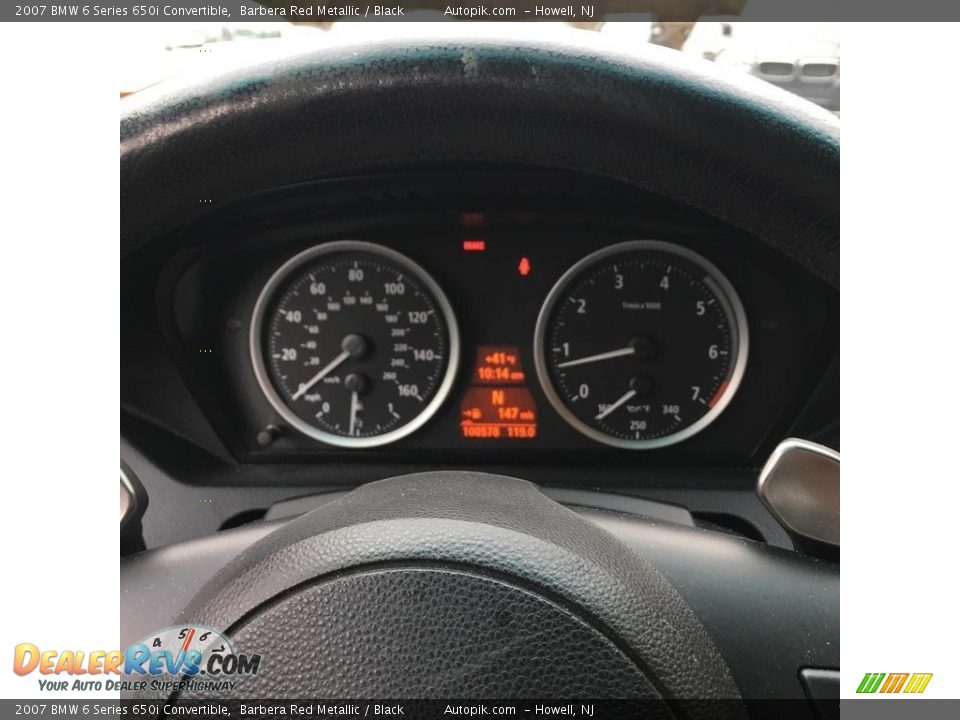 2007 BMW 6 Series 650i Convertible Barbera Red Metallic / Black Photo #14