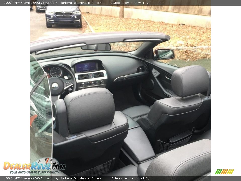 2007 BMW 6 Series 650i Convertible Barbera Red Metallic / Black Photo #17