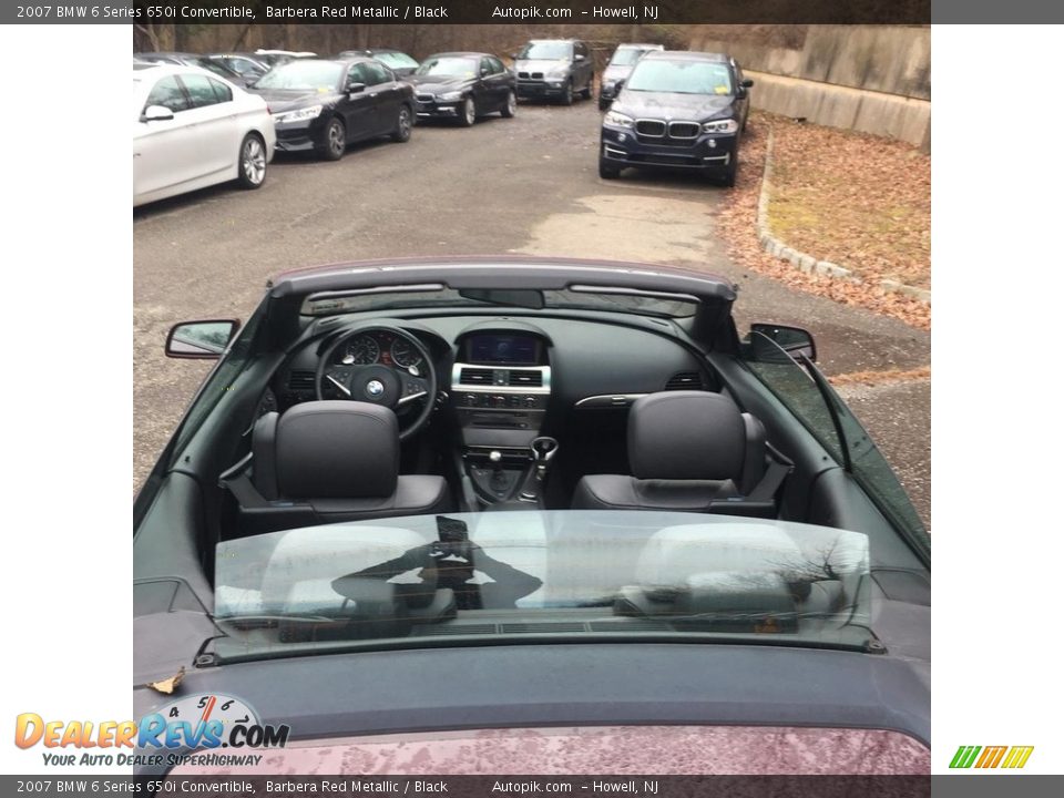 2007 BMW 6 Series 650i Convertible Barbera Red Metallic / Black Photo #18