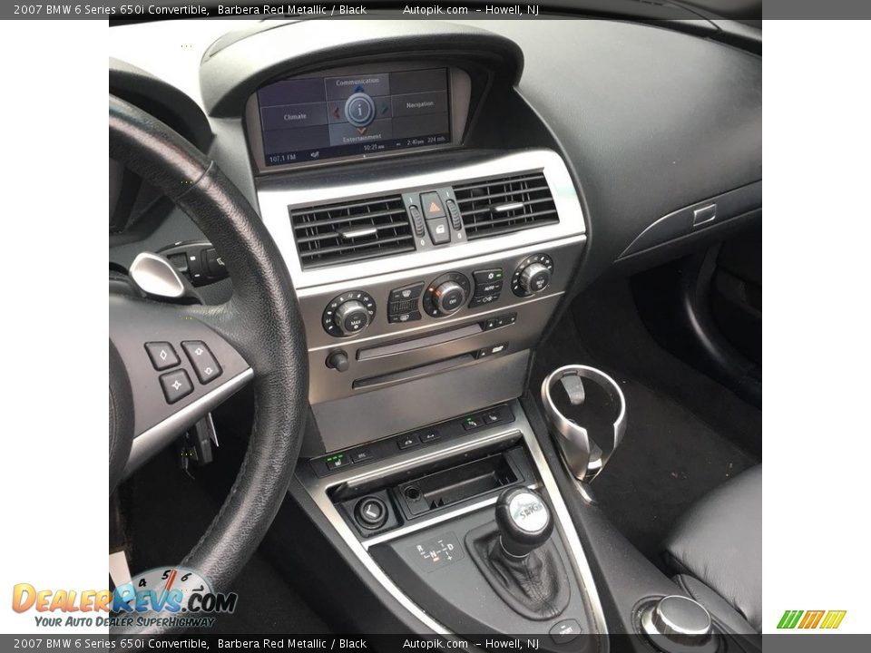 2007 BMW 6 Series 650i Convertible Barbera Red Metallic / Black Photo #19