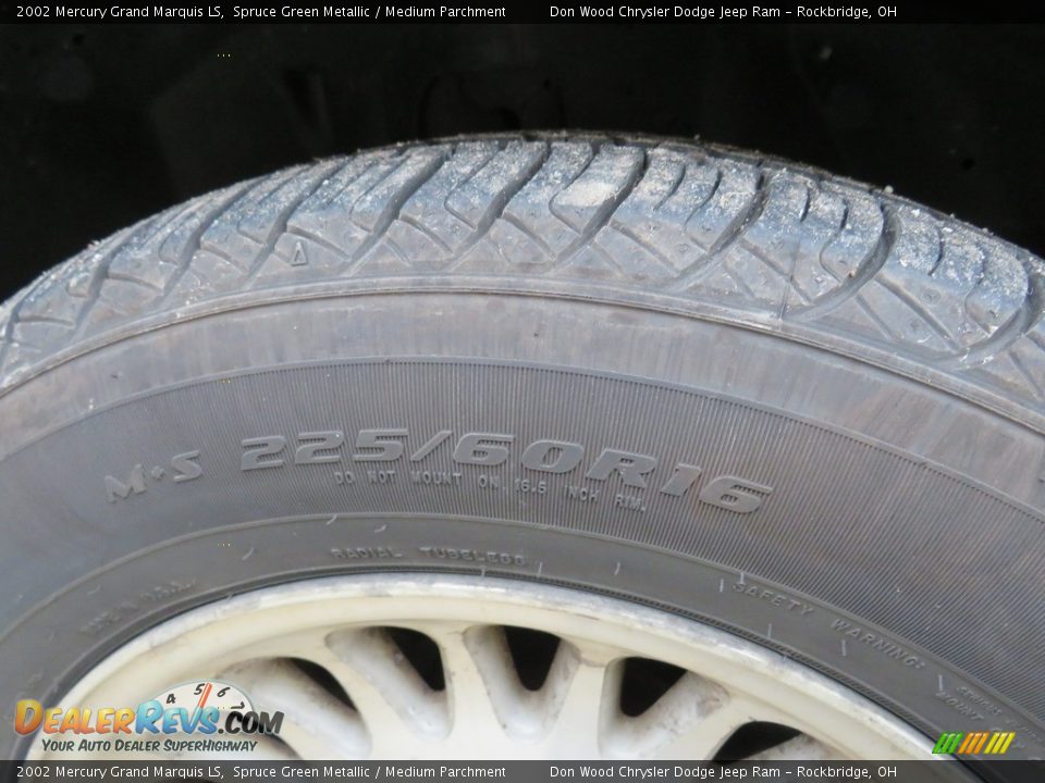2002 Mercury Grand Marquis LS Spruce Green Metallic / Medium Parchment Photo #3