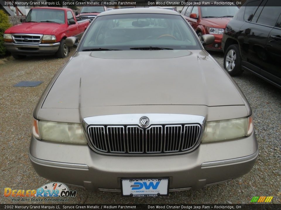 2002 Mercury Grand Marquis LS Spruce Green Metallic / Medium Parchment Photo #5