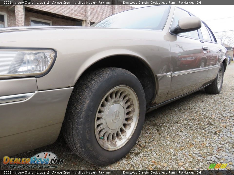 2002 Mercury Grand Marquis LS Spruce Green Metallic / Medium Parchment Photo #8