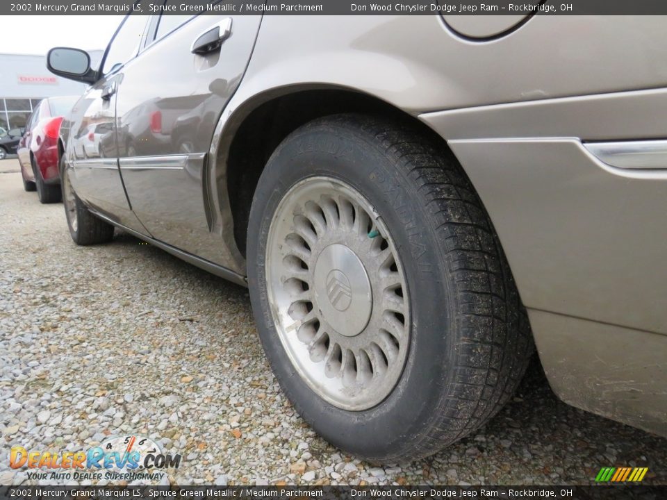 2002 Mercury Grand Marquis LS Spruce Green Metallic / Medium Parchment Photo #9