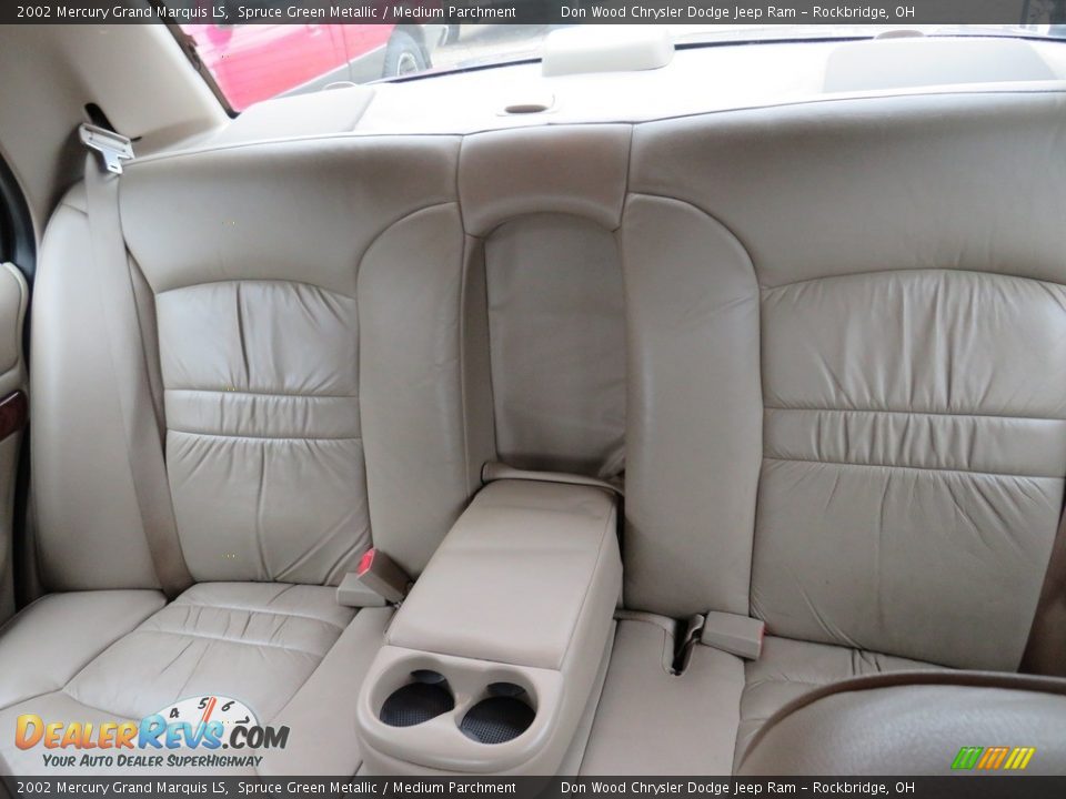 2002 Mercury Grand Marquis LS Spruce Green Metallic / Medium Parchment Photo #17