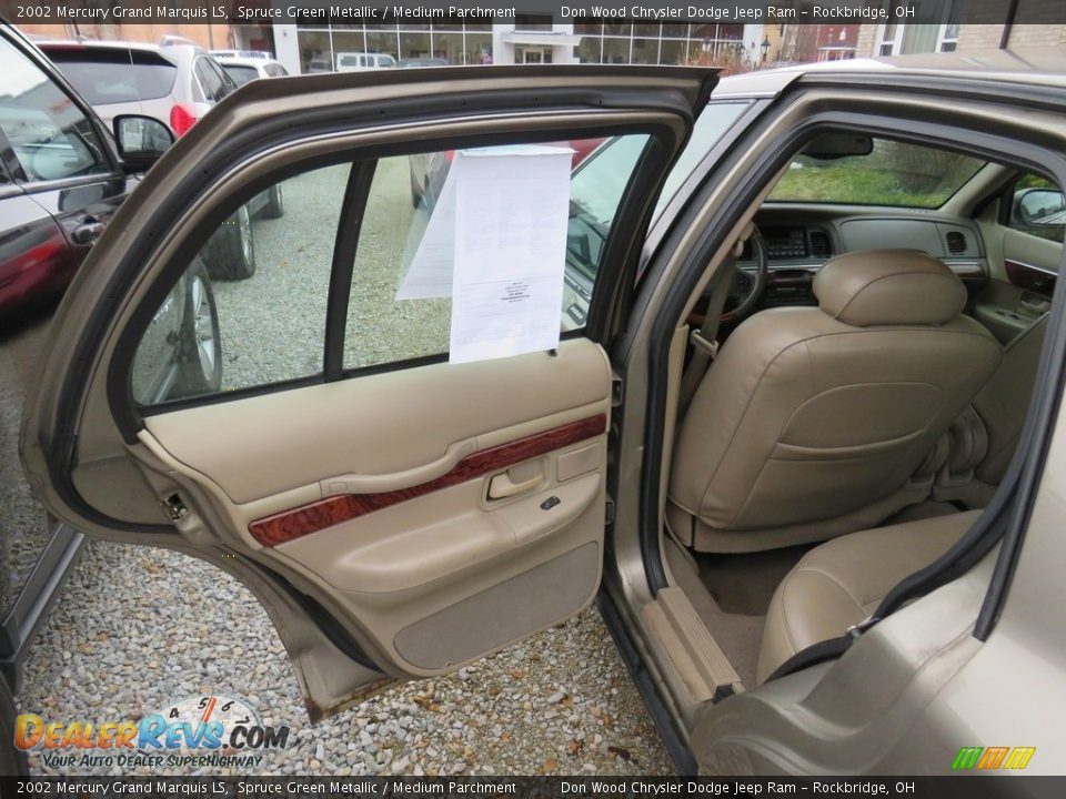2002 Mercury Grand Marquis LS Spruce Green Metallic / Medium Parchment Photo #18