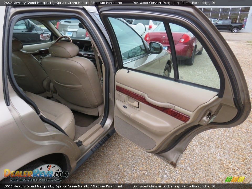 2002 Mercury Grand Marquis LS Spruce Green Metallic / Medium Parchment Photo #21