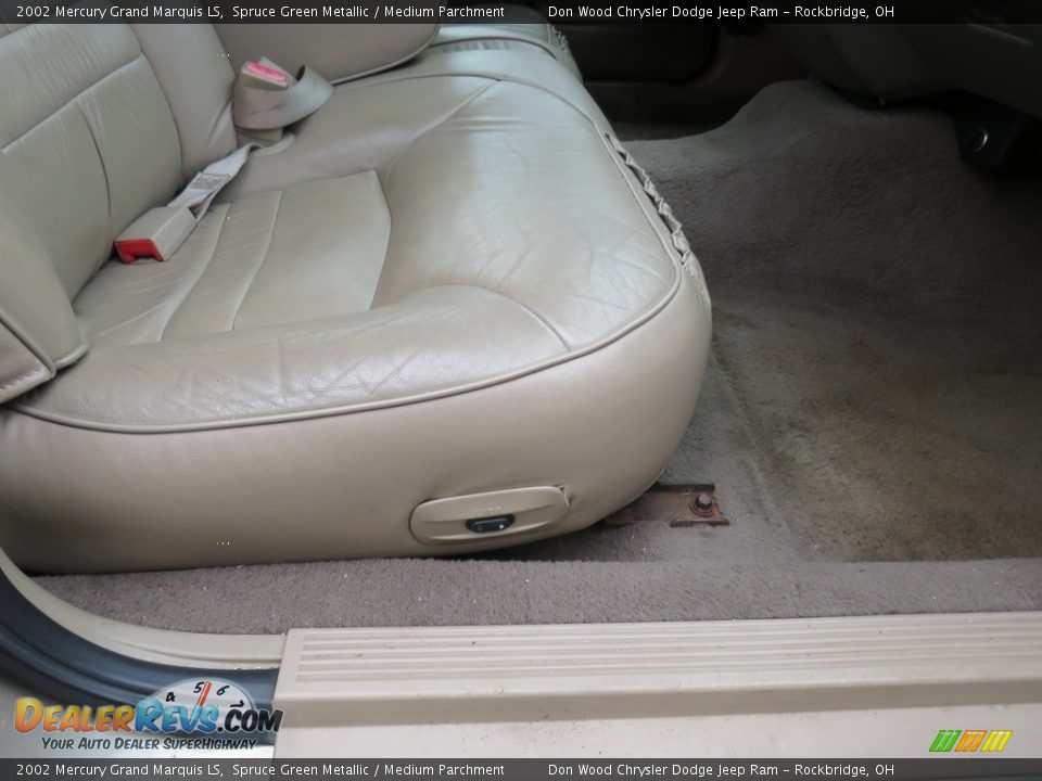 2002 Mercury Grand Marquis LS Spruce Green Metallic / Medium Parchment Photo #24