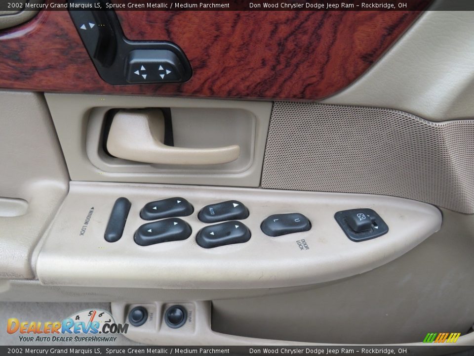 2002 Mercury Grand Marquis LS Spruce Green Metallic / Medium Parchment Photo #26
