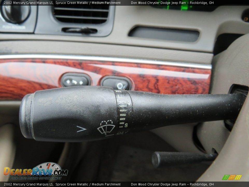 2002 Mercury Grand Marquis LS Spruce Green Metallic / Medium Parchment Photo #30