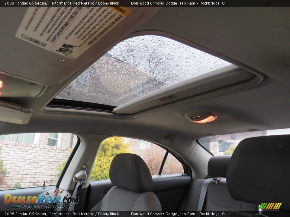 2008 Pontiac G6 Sedan Performance Red Metallic / Ebony Black Photo #2
