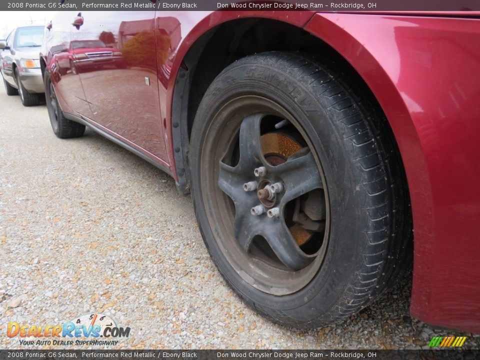 2008 Pontiac G6 Sedan Performance Red Metallic / Ebony Black Photo #3