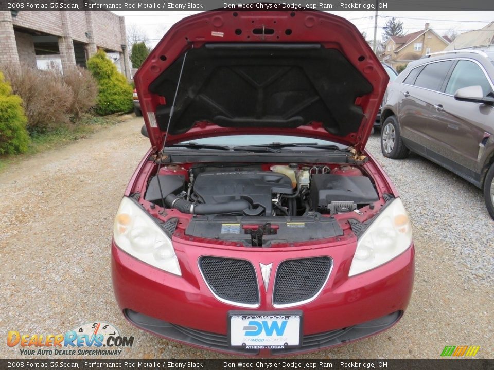 2008 Pontiac G6 Sedan Performance Red Metallic / Ebony Black Photo #7