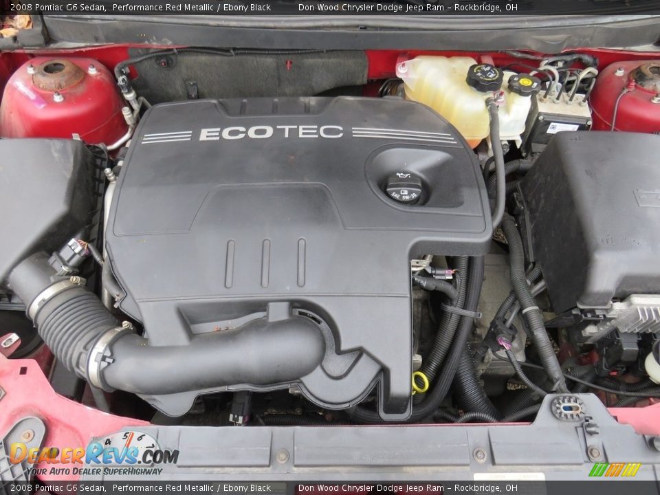 2008 Pontiac G6 Sedan Performance Red Metallic / Ebony Black Photo #8