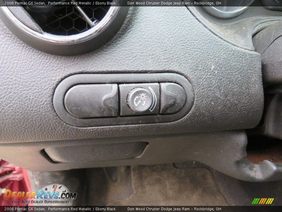 2008 Pontiac G6 Sedan Performance Red Metallic / Ebony Black Photo #30