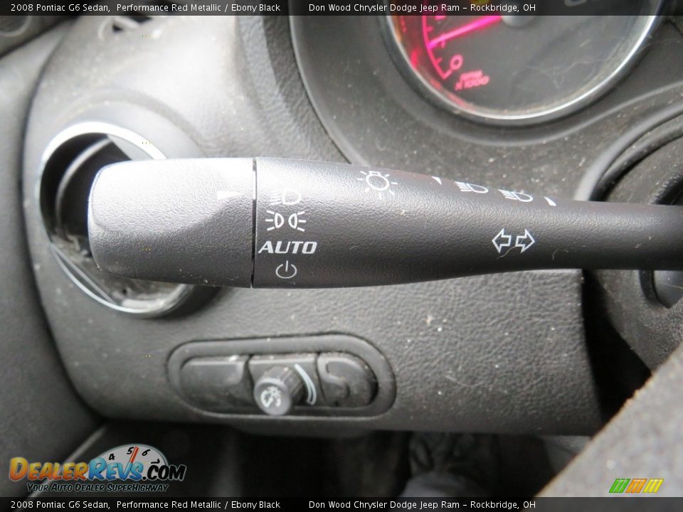2008 Pontiac G6 Sedan Performance Red Metallic / Ebony Black Photo #33