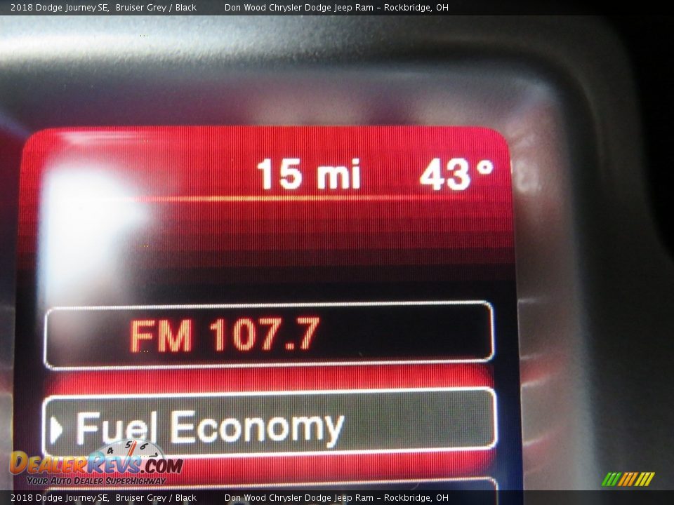 2018 Dodge Journey SE Bruiser Grey / Black Photo #19