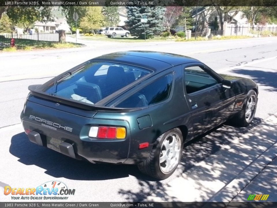 Moss Metallic Green 1983 Porsche 928 S Photo #7