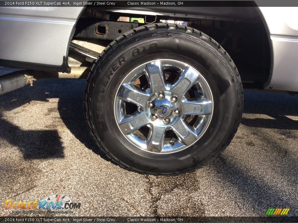 2014 Ford F150 XLT SuperCab 4x4 Ingot Silver / Steel Grey Photo #11