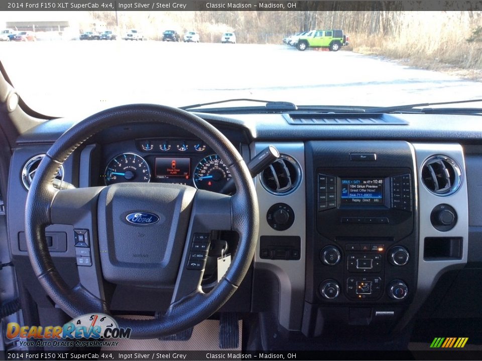 2014 Ford F150 XLT SuperCab 4x4 Ingot Silver / Steel Grey Photo #18