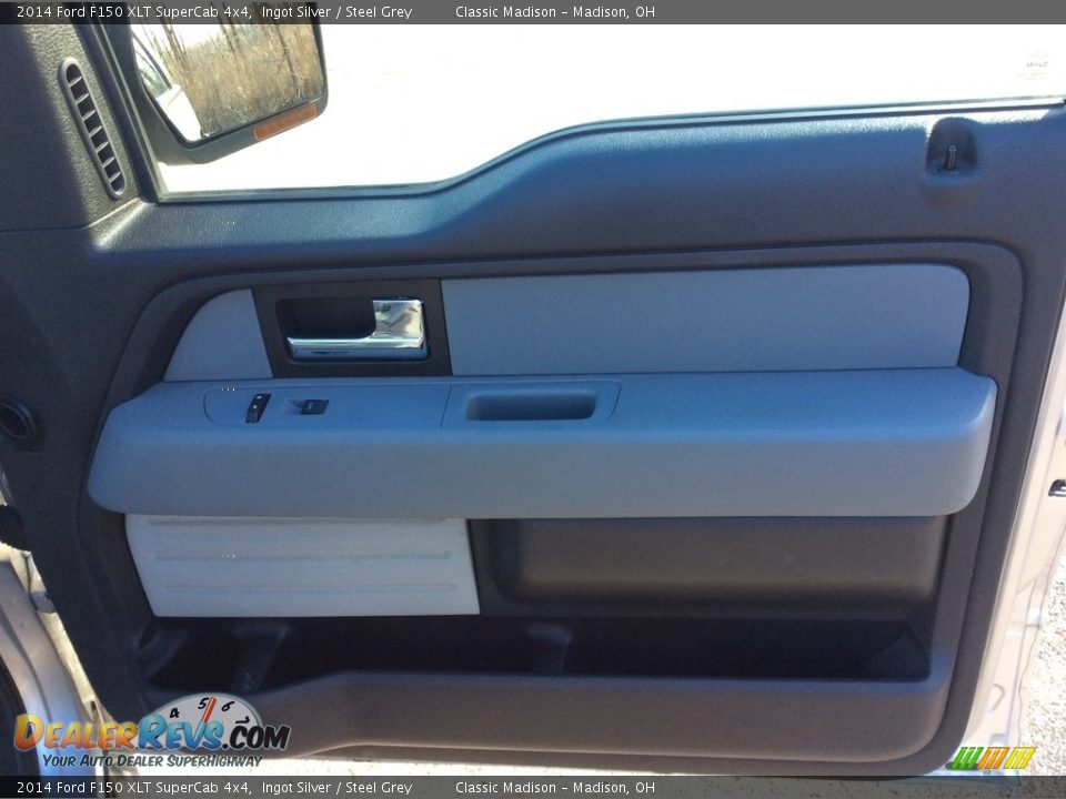 2014 Ford F150 XLT SuperCab 4x4 Ingot Silver / Steel Grey Photo #21