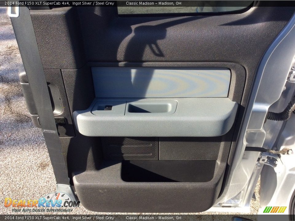 2014 Ford F150 XLT SuperCab 4x4 Ingot Silver / Steel Grey Photo #23