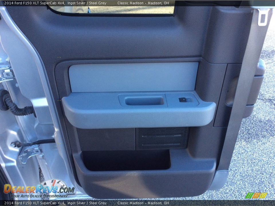 2014 Ford F150 XLT SuperCab 4x4 Ingot Silver / Steel Grey Photo #25