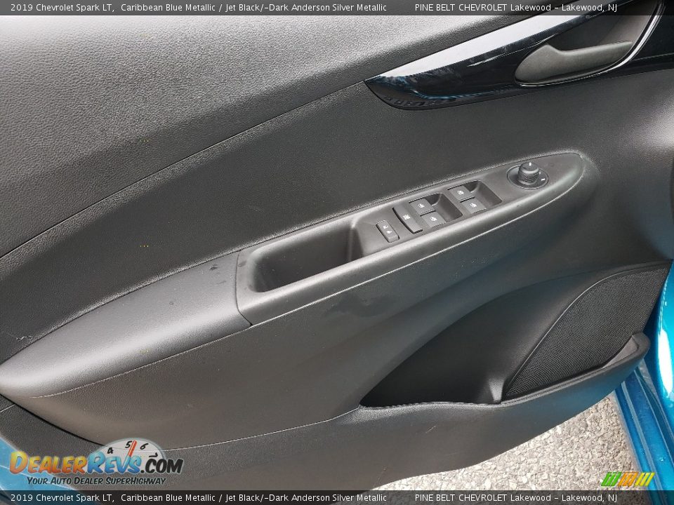 2019 Chevrolet Spark LT Caribbean Blue Metallic / Jet Black/­Dark Anderson Silver Metallic Photo #8