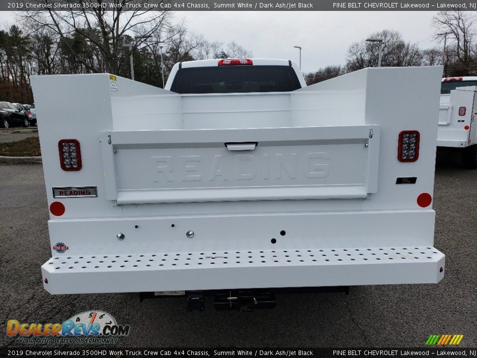 2019 Chevrolet Silverado 3500HD Work Truck Crew Cab 4x4 Chassis Summit White / Dark Ash/Jet Black Photo #5
