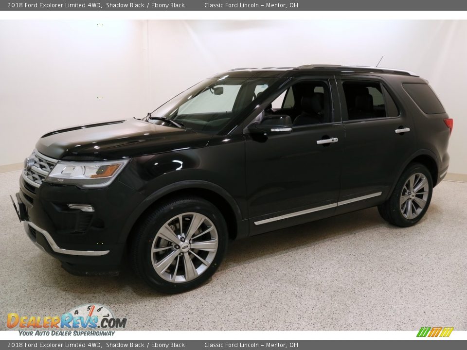 2018 Ford Explorer Limited 4WD Shadow Black / Ebony Black Photo #3