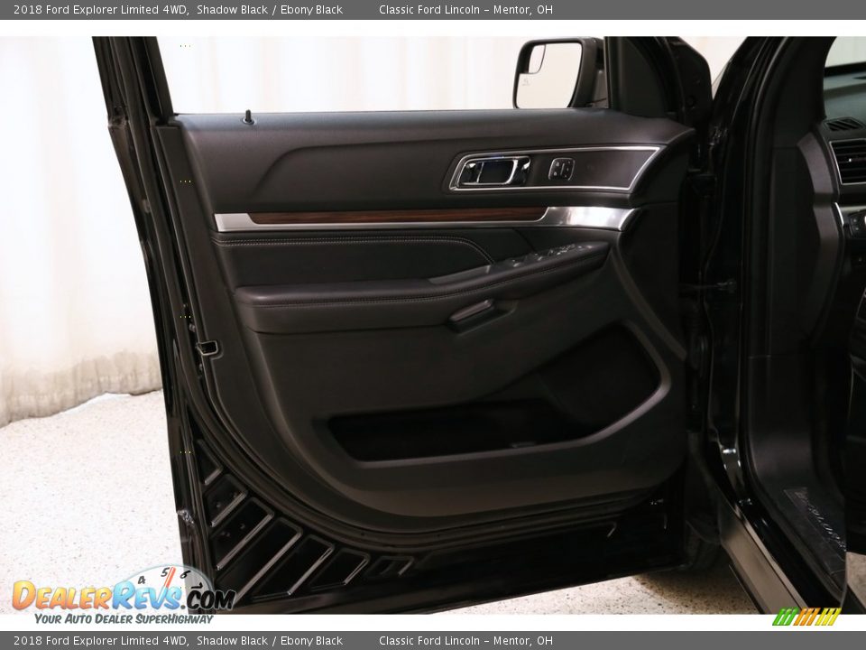 2018 Ford Explorer Limited 4WD Shadow Black / Ebony Black Photo #4