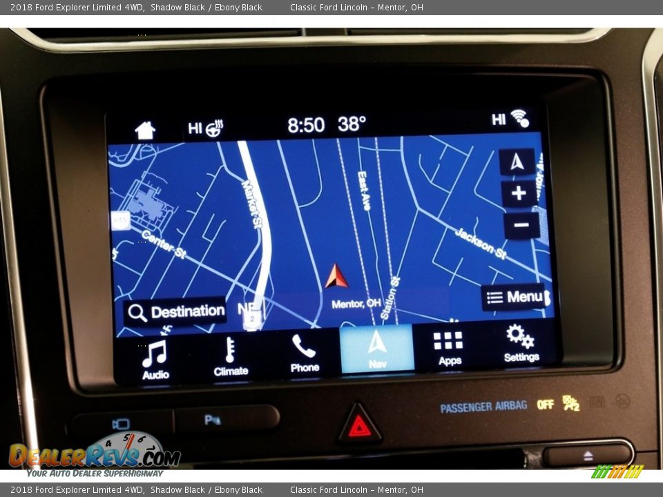 2018 Ford Explorer Limited 4WD Shadow Black / Ebony Black Photo #13