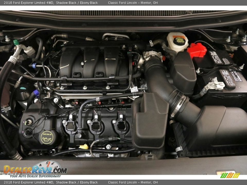 2018 Ford Explorer Limited 4WD Shadow Black / Ebony Black Photo #22