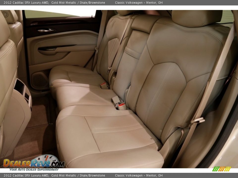 2012 Cadillac SRX Luxury AWD Gold Mist Metallic / Shale/Brownstone Photo #15