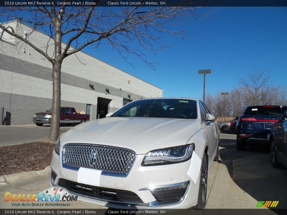 2019 Lincoln MKZ Reserve II Ceramic Pearl / Ebony Photo #1