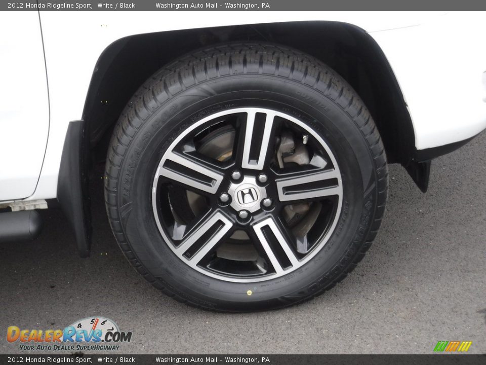 2012 Honda Ridgeline Sport White / Black Photo #3