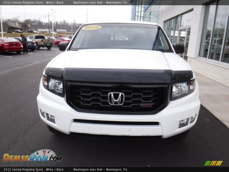 2012 Honda Ridgeline Sport White / Black Photo #5