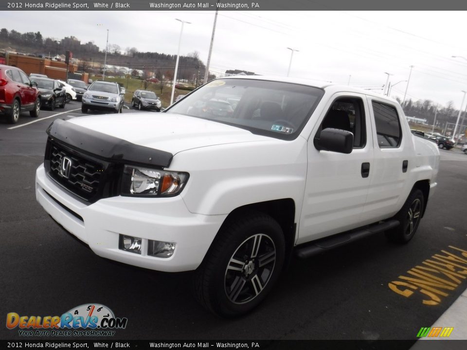 2012 Honda Ridgeline Sport White / Black Photo #7