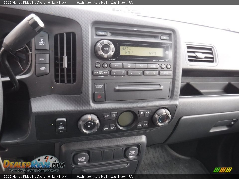 2012 Honda Ridgeline Sport White / Black Photo #19