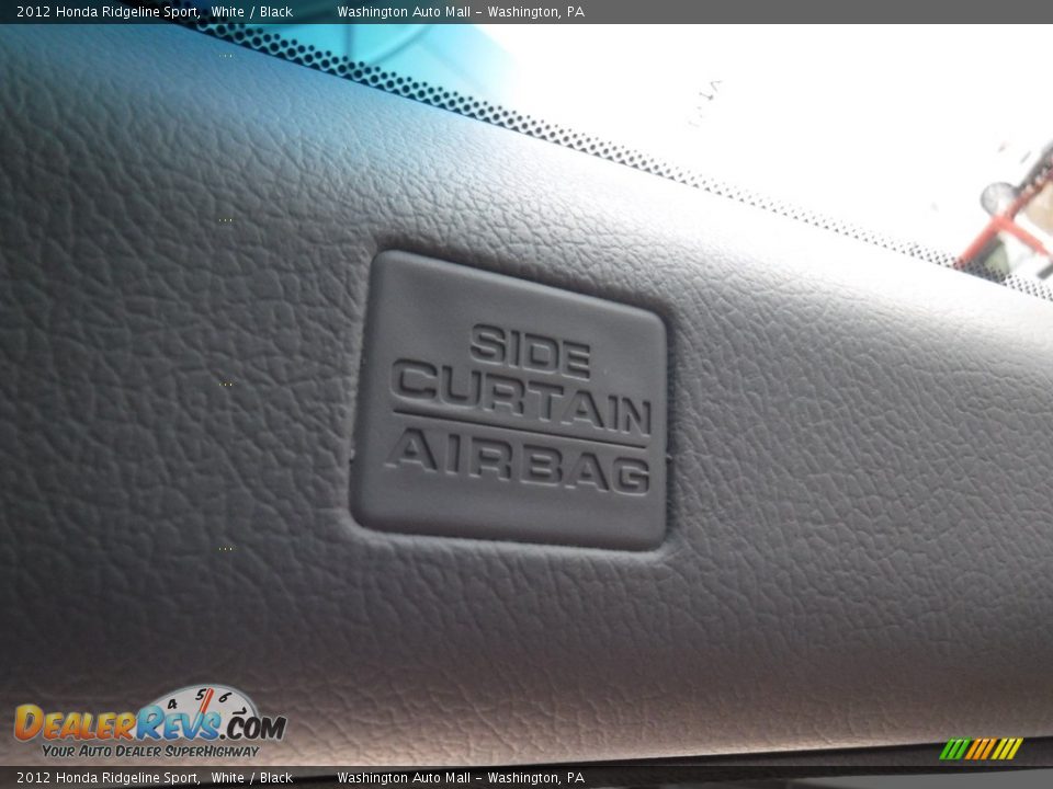 2012 Honda Ridgeline Sport White / Black Photo #21