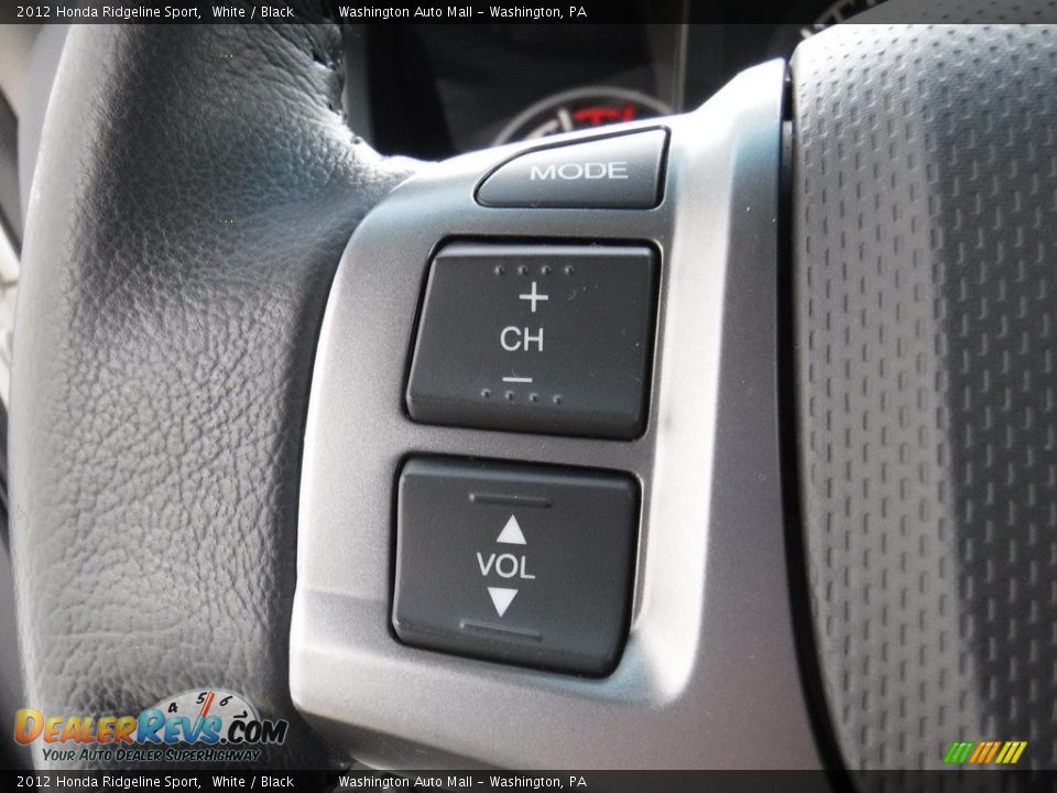 2012 Honda Ridgeline Sport White / Black Photo #22