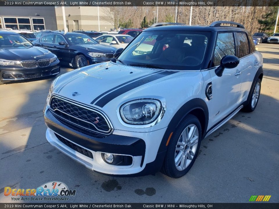 2019 Mini Countryman Cooper S All4 Light White / Chesterfield British Oak Photo #2