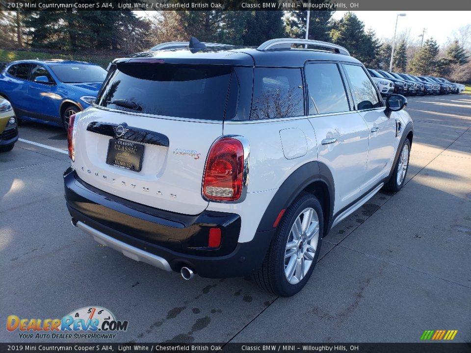 2019 Mini Countryman Cooper S All4 Light White / Chesterfield British Oak Photo #3