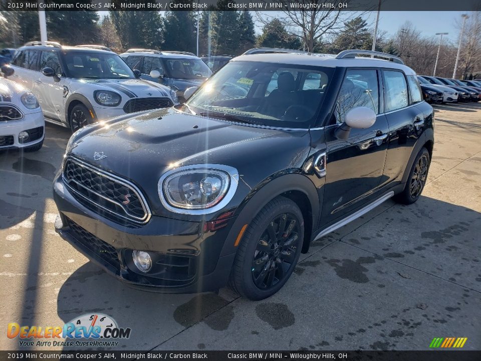 2019 Mini Countryman Cooper S All4 Midnight Black / Carbon Black Photo #2