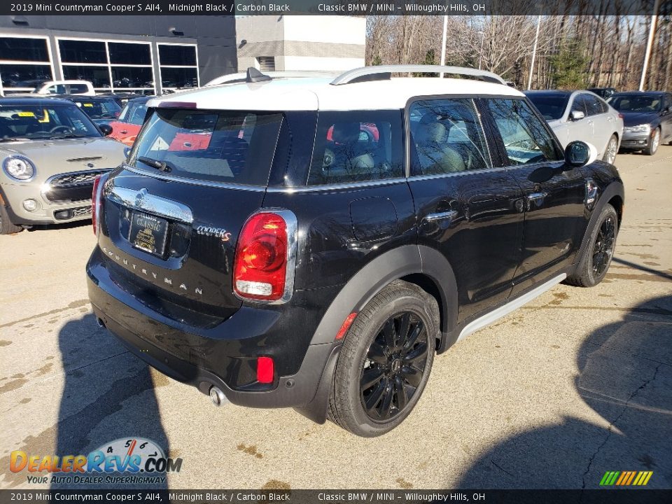 2019 Mini Countryman Cooper S All4 Midnight Black / Carbon Black Photo #4